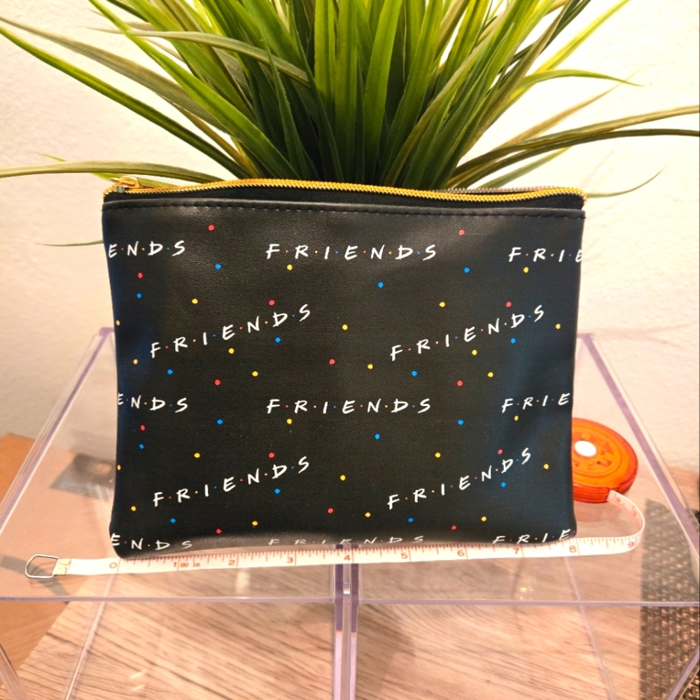 Friends TV Series Cosmetic Bag.           • NEW w/Tag